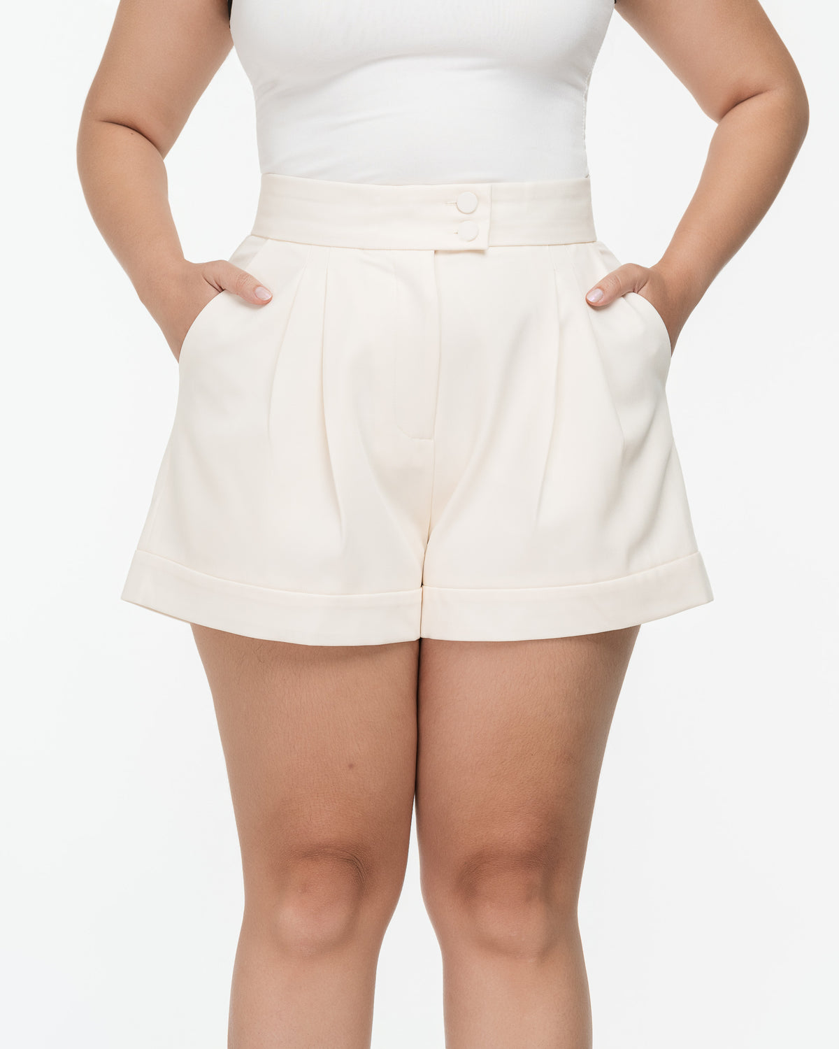 Simone High-Waist Shorts