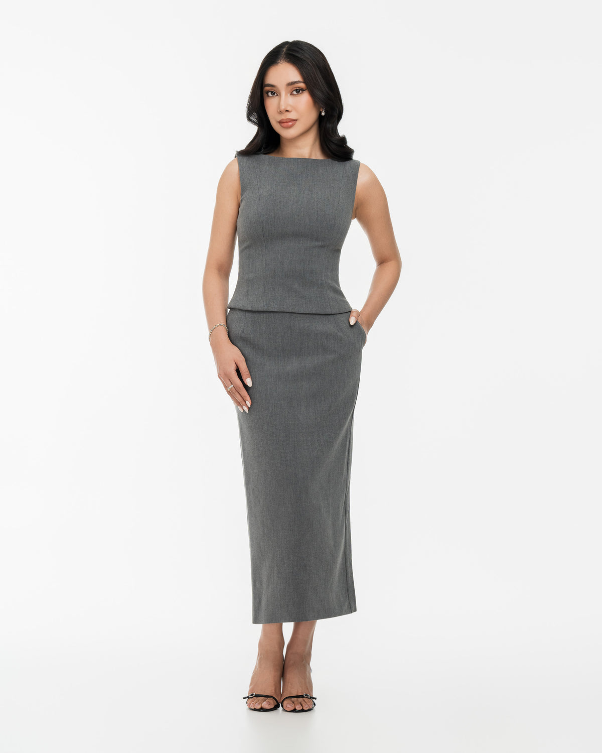 Yvette High-Waist Pencil Skirt