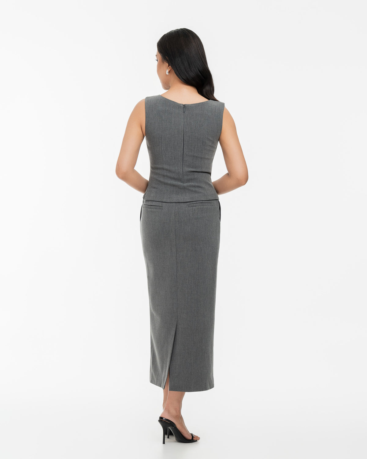 Yvette High-Waist Pencil Skirt