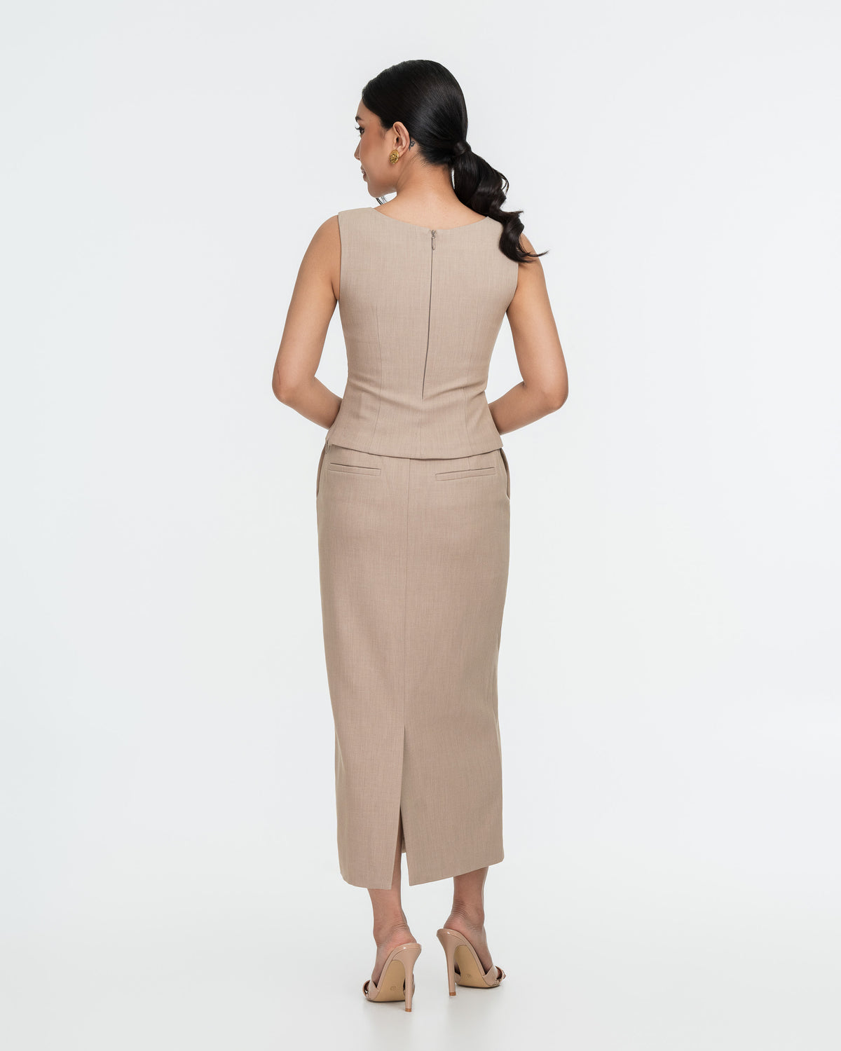 Yvette High-Waist Pencil Skirt