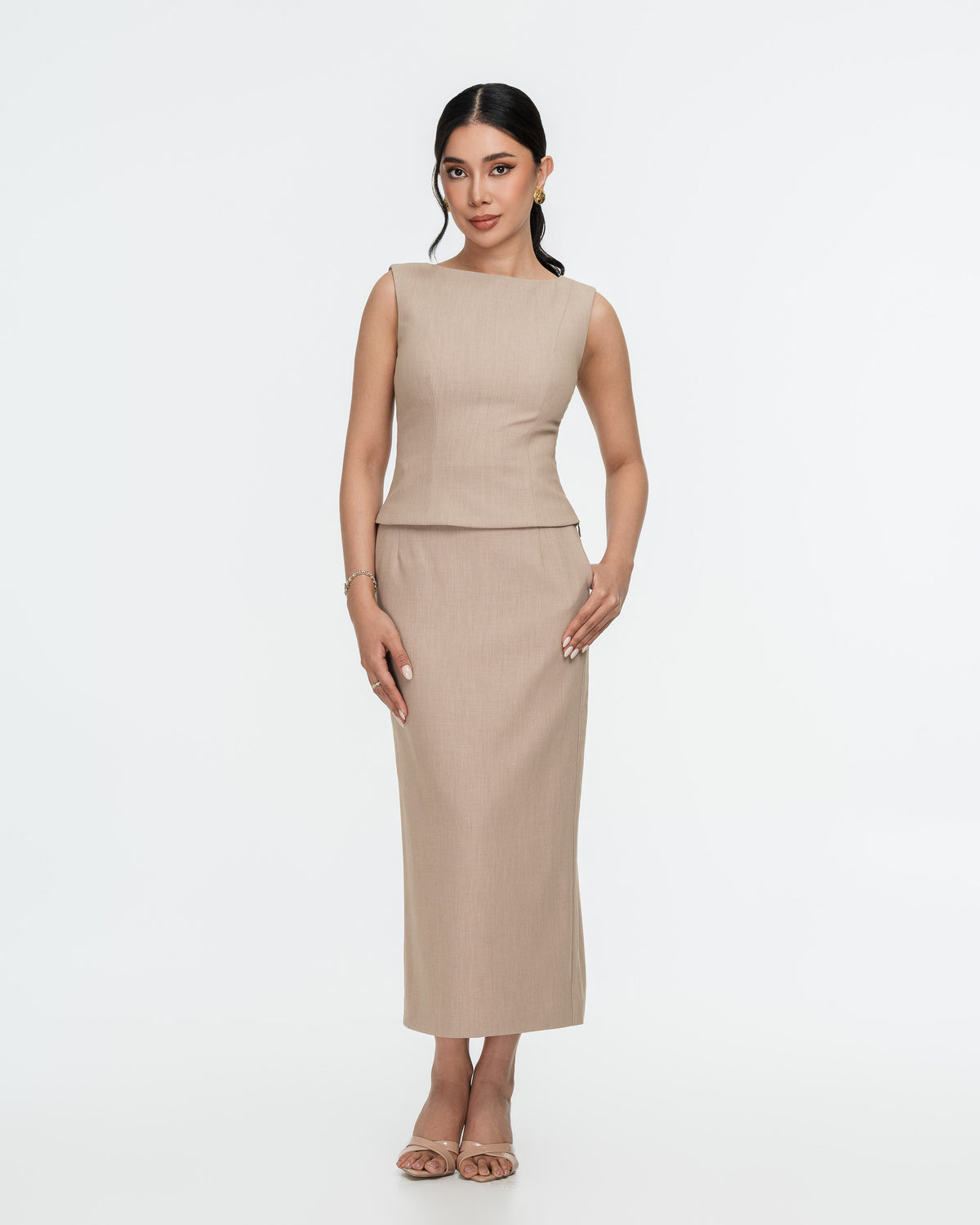 Yvette High-Waist Pencil Skirt