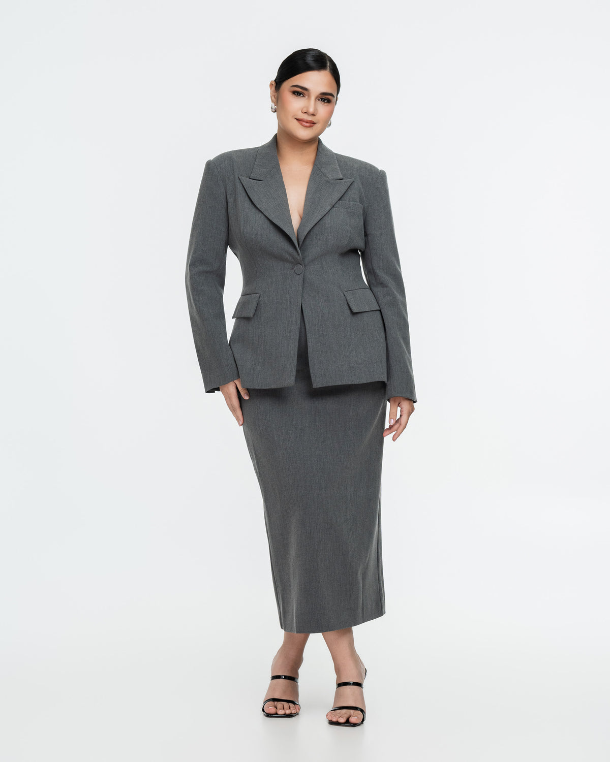 Yvette High-Waist Pencil Skirt