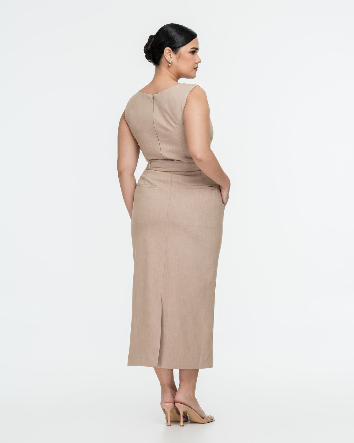 Yvette High-Waist Pencil Skirt