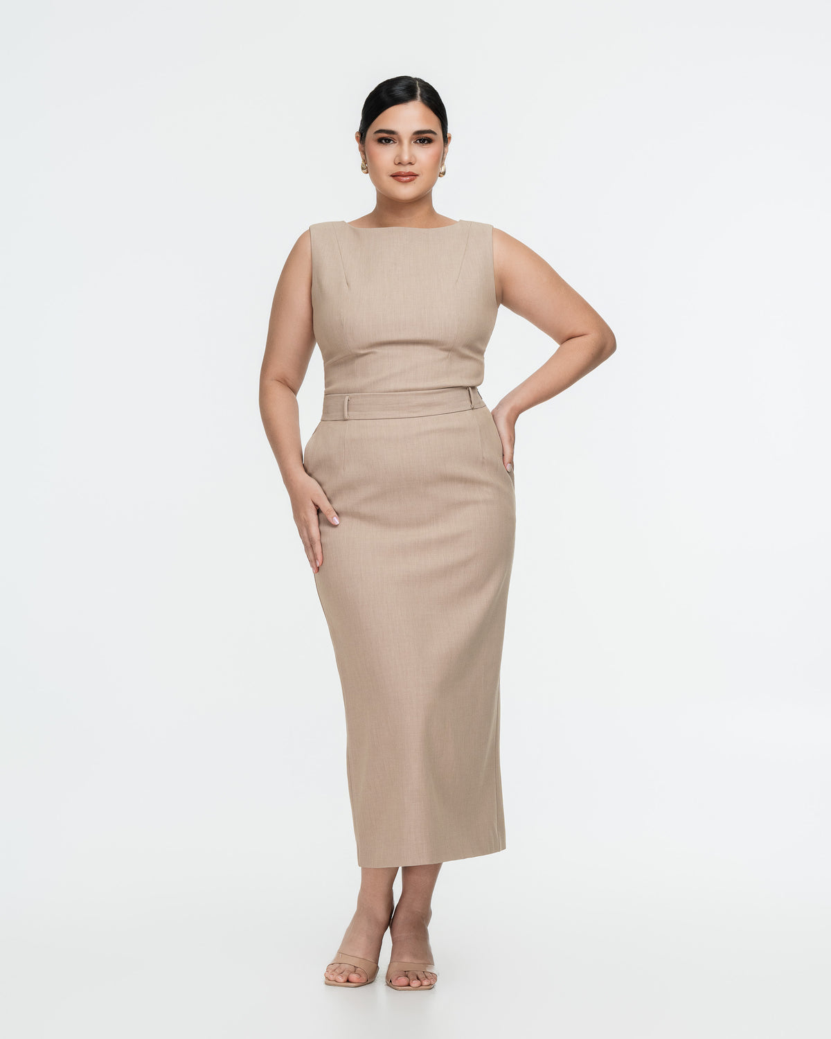 Yvette High-Waist Pencil Skirt