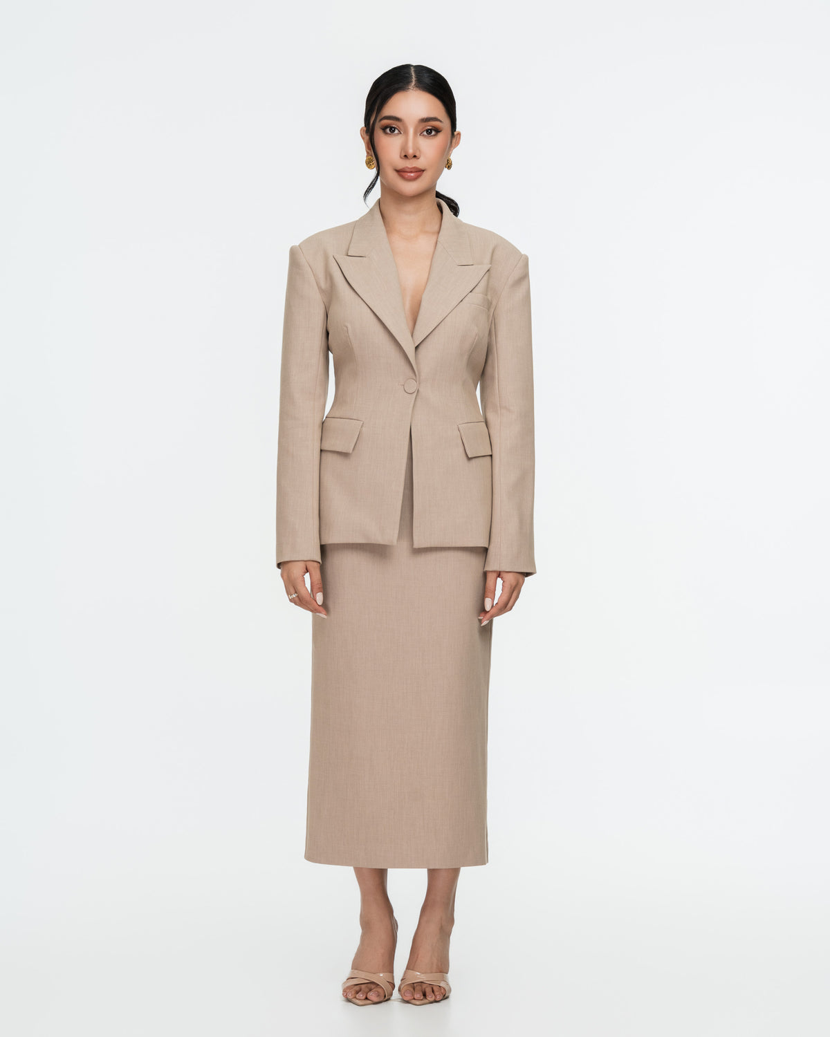 Yvette High-Waist Pencil Skirt