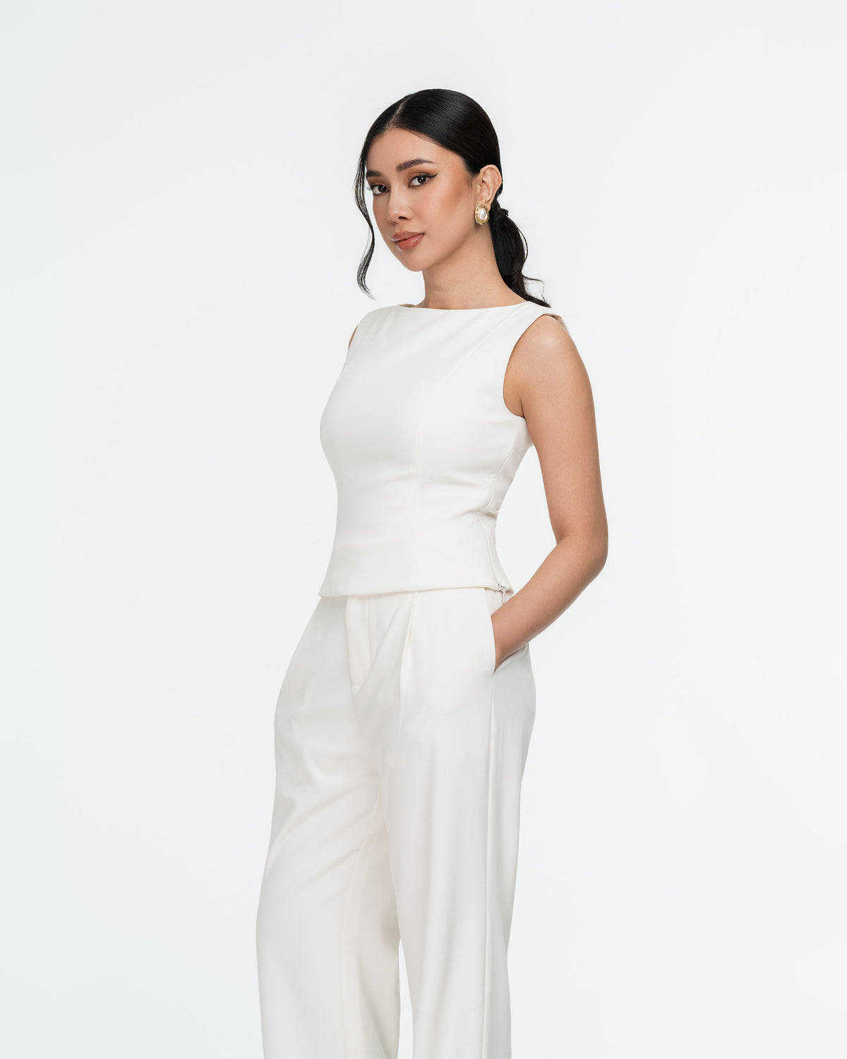 Yvette Boat Neck Top