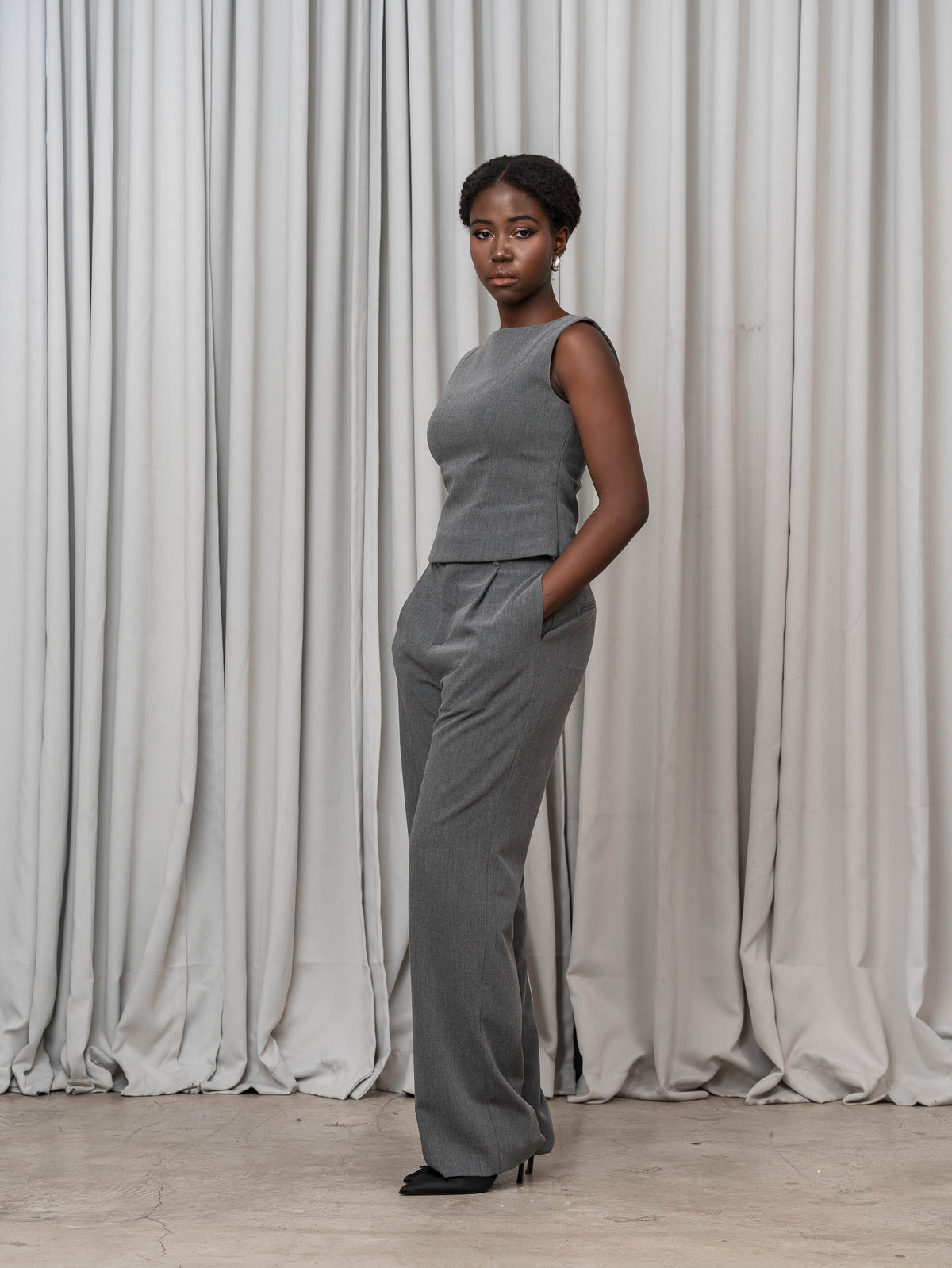 Yvette High-Waist Trouser