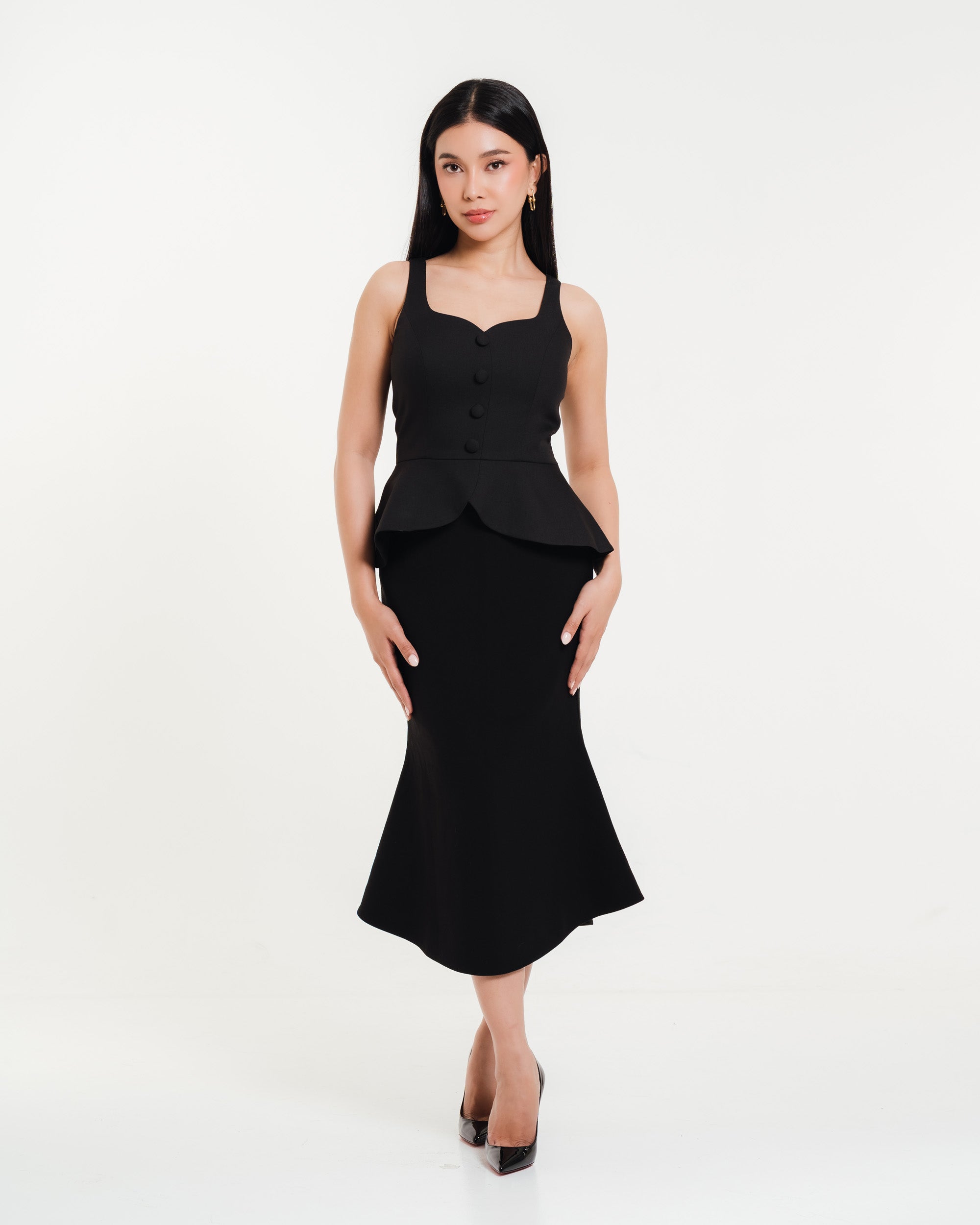 Meredith Peplum Top – Fleur Elize