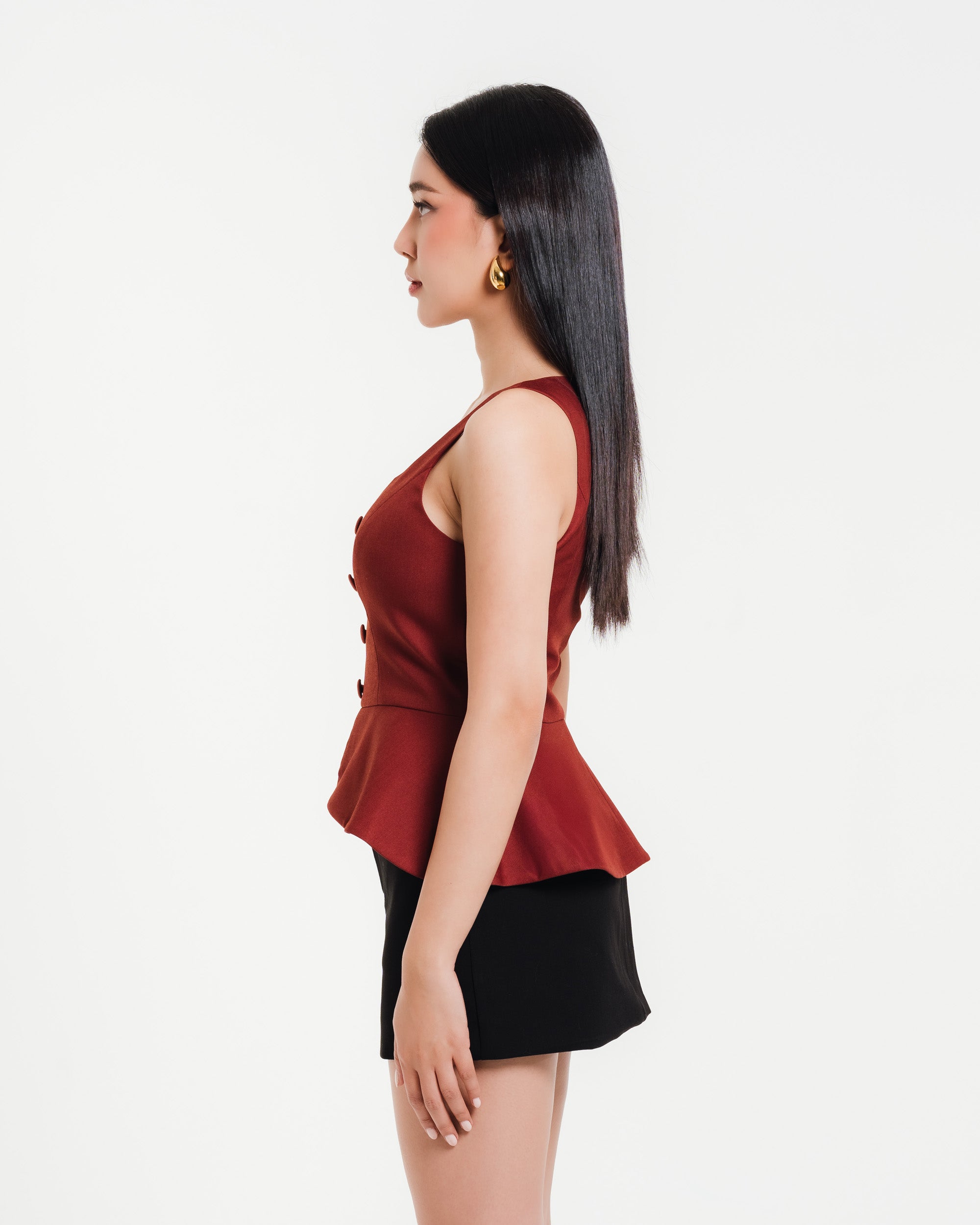 Meredith Peplum Top – Fleur Elize