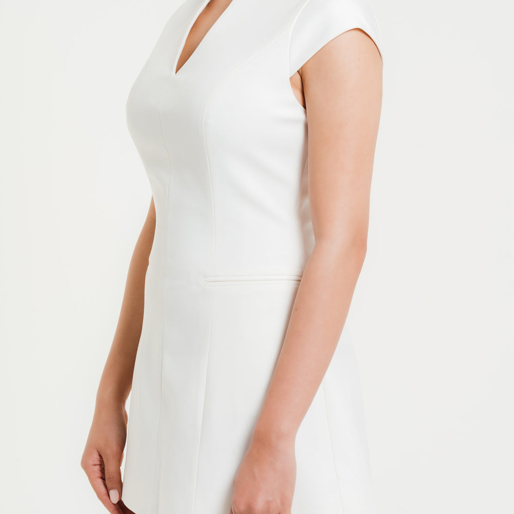 Ivory Keyhole Dress