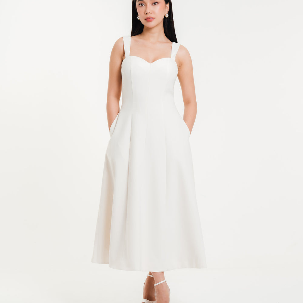 Ivory Midi Dress