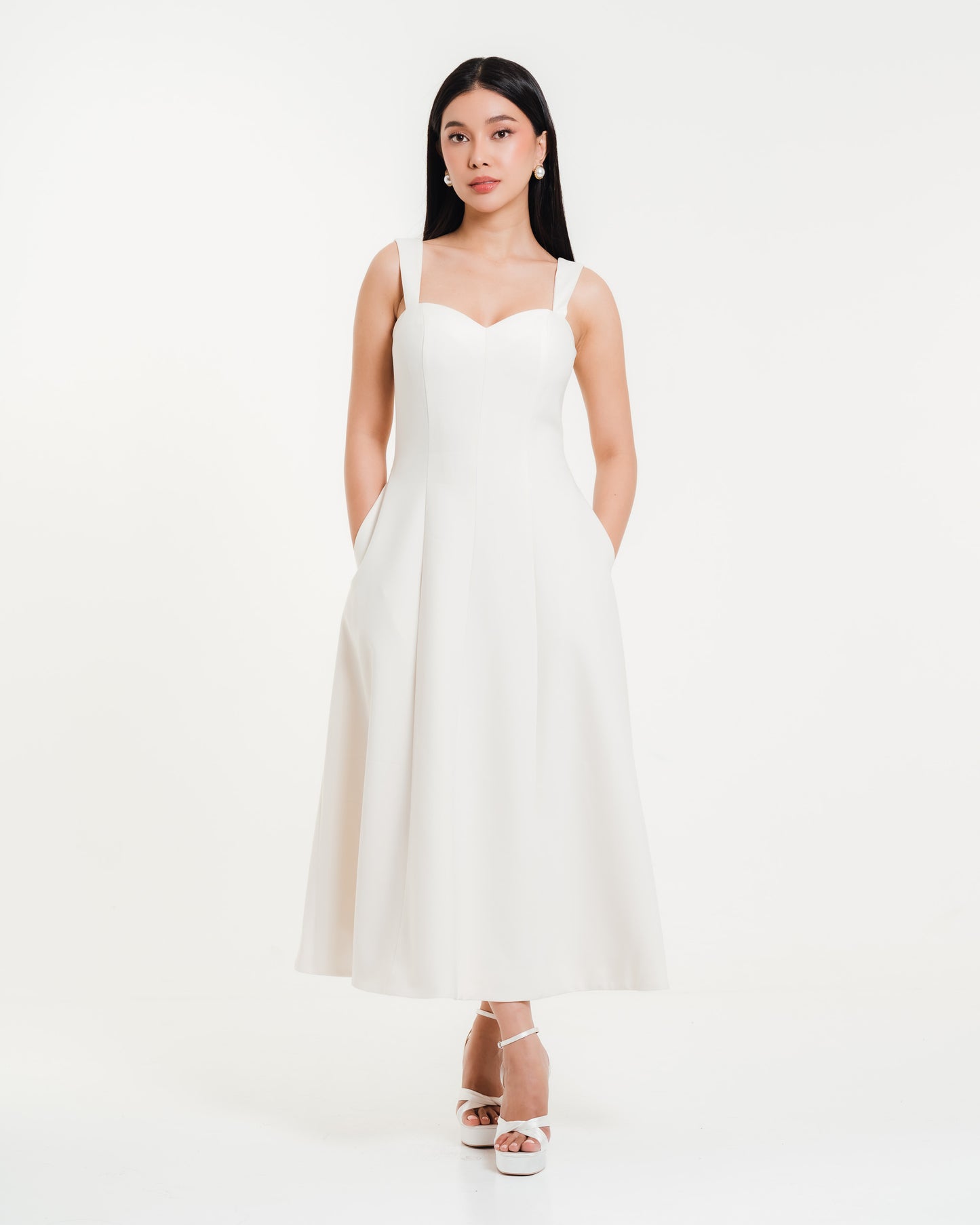 Ivory Midi Dress