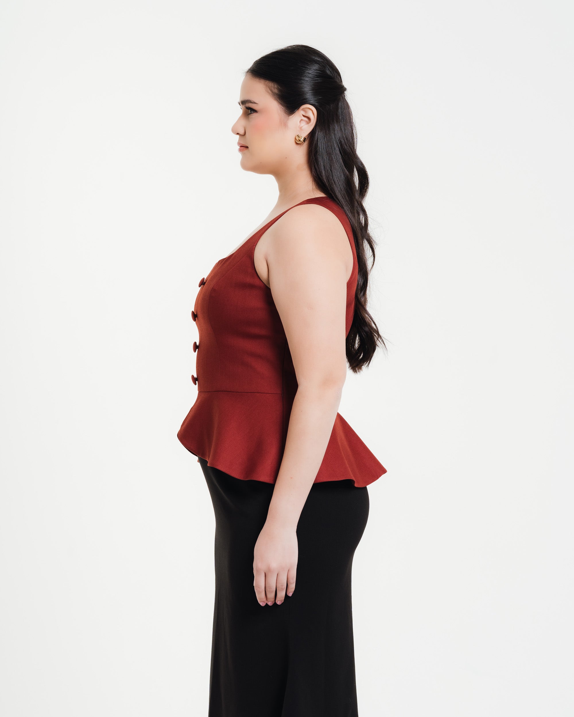 Meredith Peplum Top – Fleur Elize